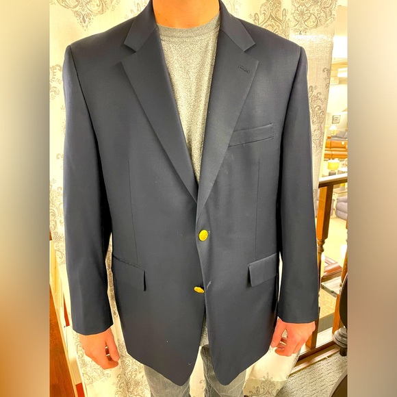 Men’s Navy Blue  43r Ralph Lauren suit coat - Picture 1 of 6